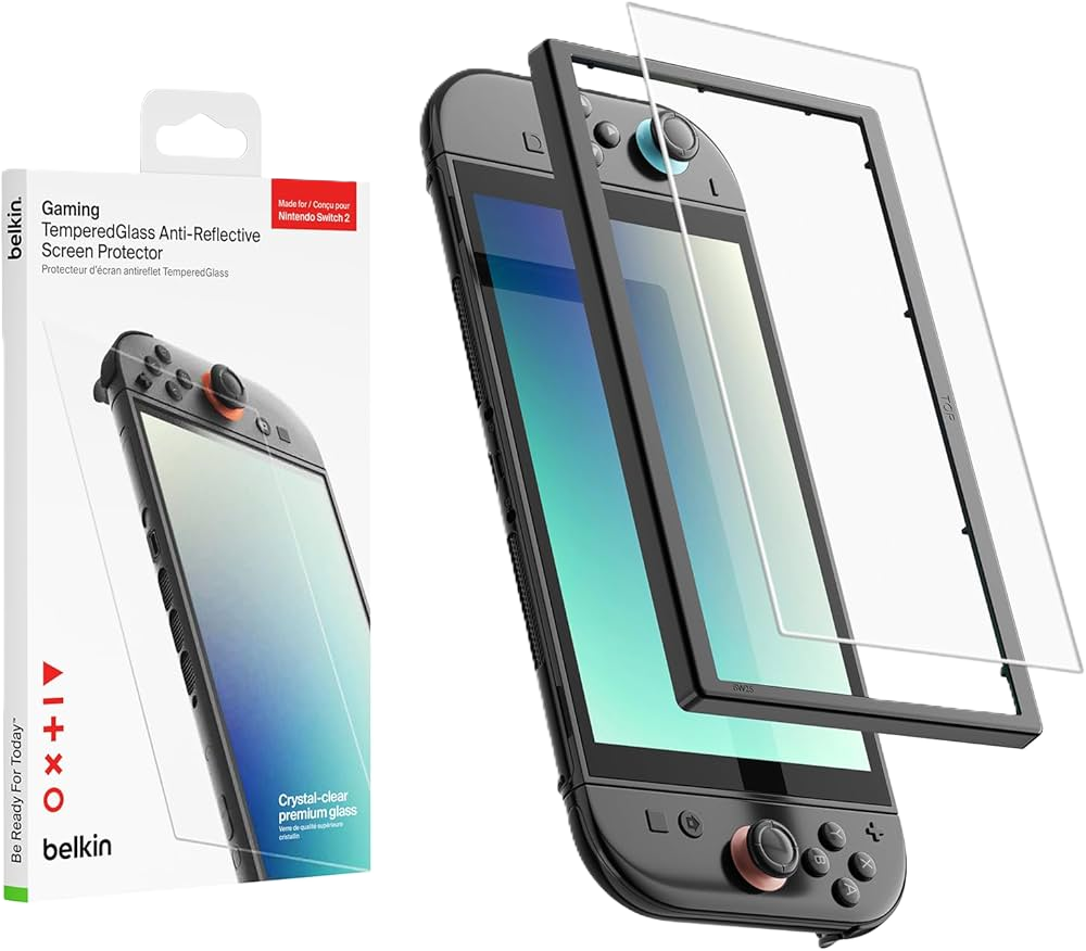 Protector Belkin Gaming TemperedGlass para Nintendo Switch 2