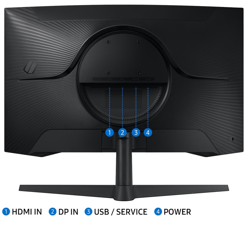 Monitor Gamer Curvo Samsung Odyssey G5 G55C de 27" y 165 hz