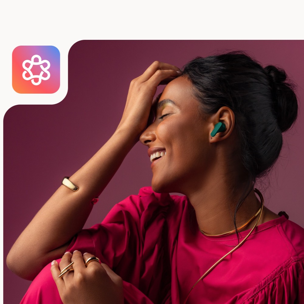 Audífonos Bluetooth Motorola Moto Buds Bass PANTONE Posy Green