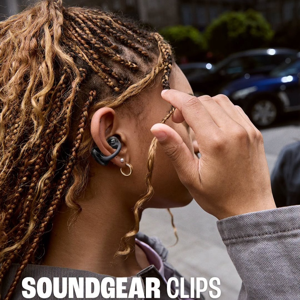 Audífonos Bluetooth JBL Soundgear Clips Black de Color Negro