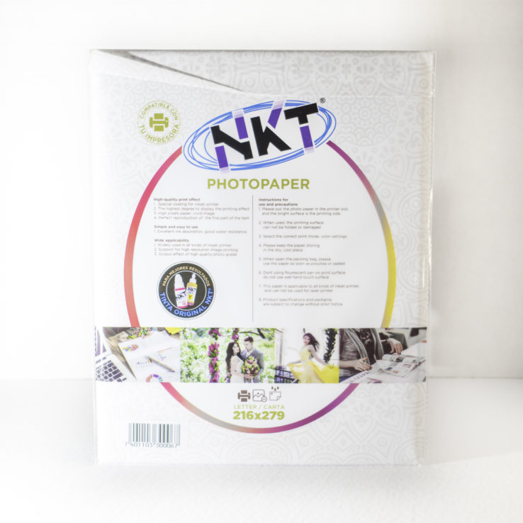 PAPEL FOTOGRAFICO NKT EN BOLSA 20H