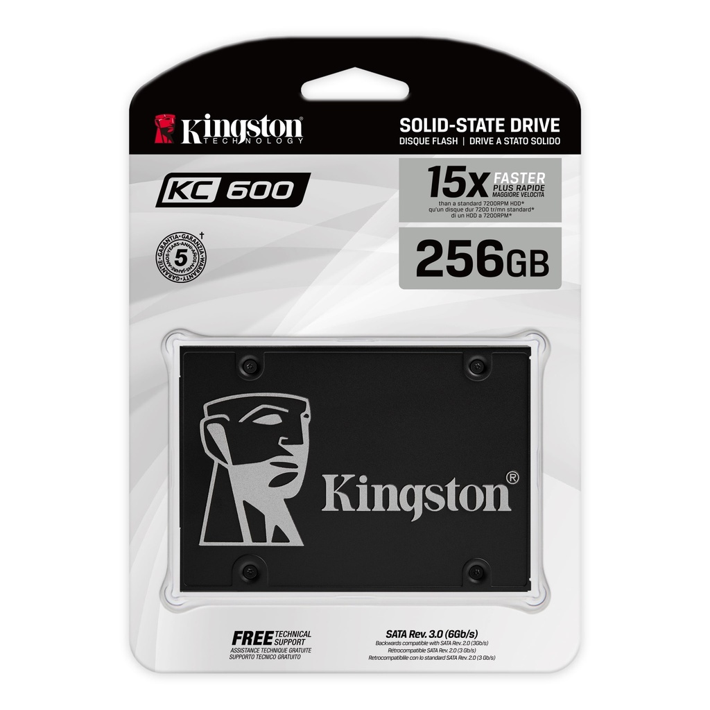 Unidad de Estado Sólido Kingston KC600 256 GB
