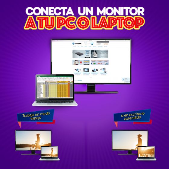Adaptador de Display Port a HDMI Steren 506-450