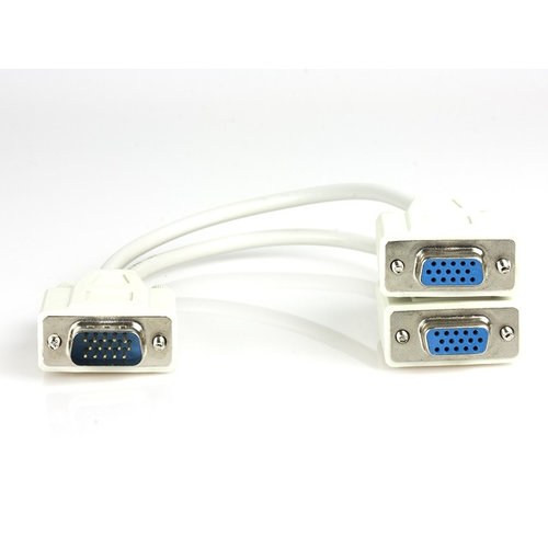 Splitter 2 VGA hembra y 1 VGA Macho X-tech XTC-325