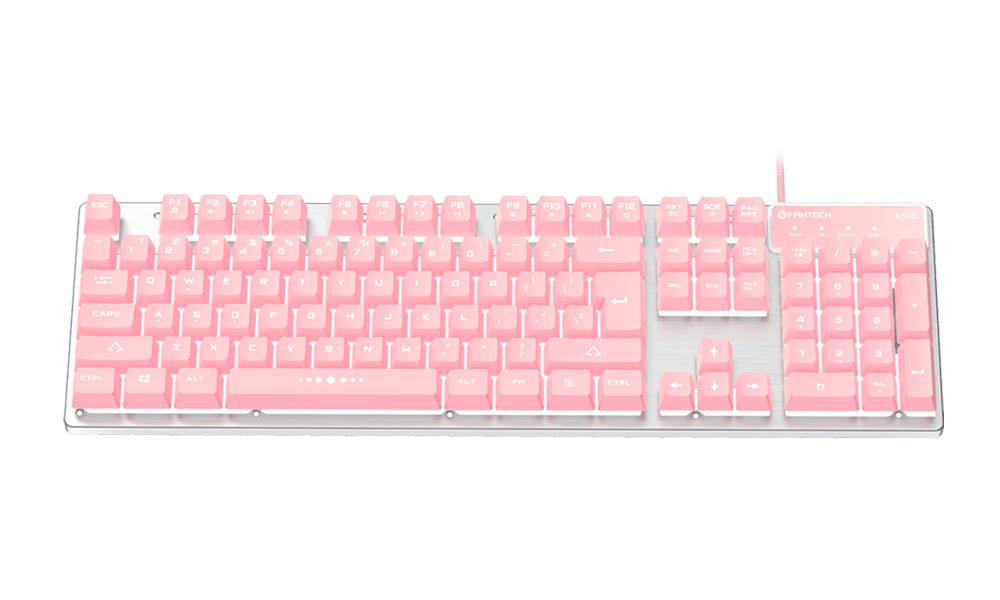 Teclado Gaming Fantech K613L Fighter II Sakura Edition