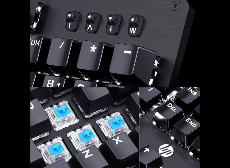 Teclado Gaming Mecánico HP GK100F