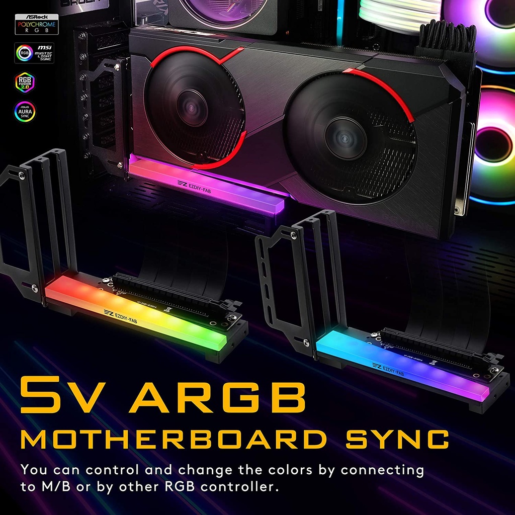 Soporte para Tarjeta Gráfica Ezdiy-Fab US-3528-RGB