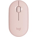Mouse Bluetooth Logitech Pebble M350 Rosado