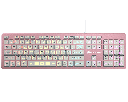 Teclado Gaming Cougar Vantar AX Rosado