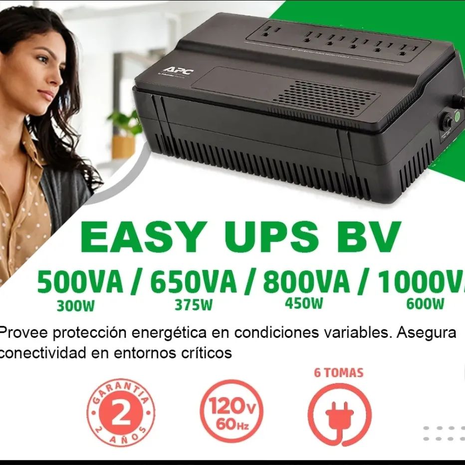 UPS APC Easy de 500 VA y 300 Watts