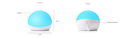 Lámpara Inteligente Multicolor Amazon Echo Glow