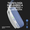 Audífonos Gaming Bluetooth Logitech G G435 Blanco Crudo y Lila