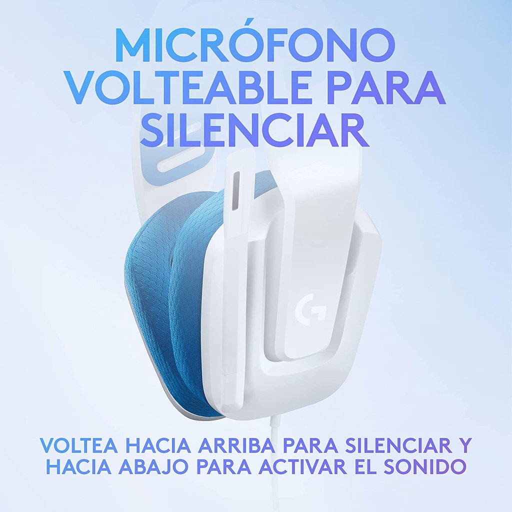 Audífonos Gaming Logitech G G335 Blancos