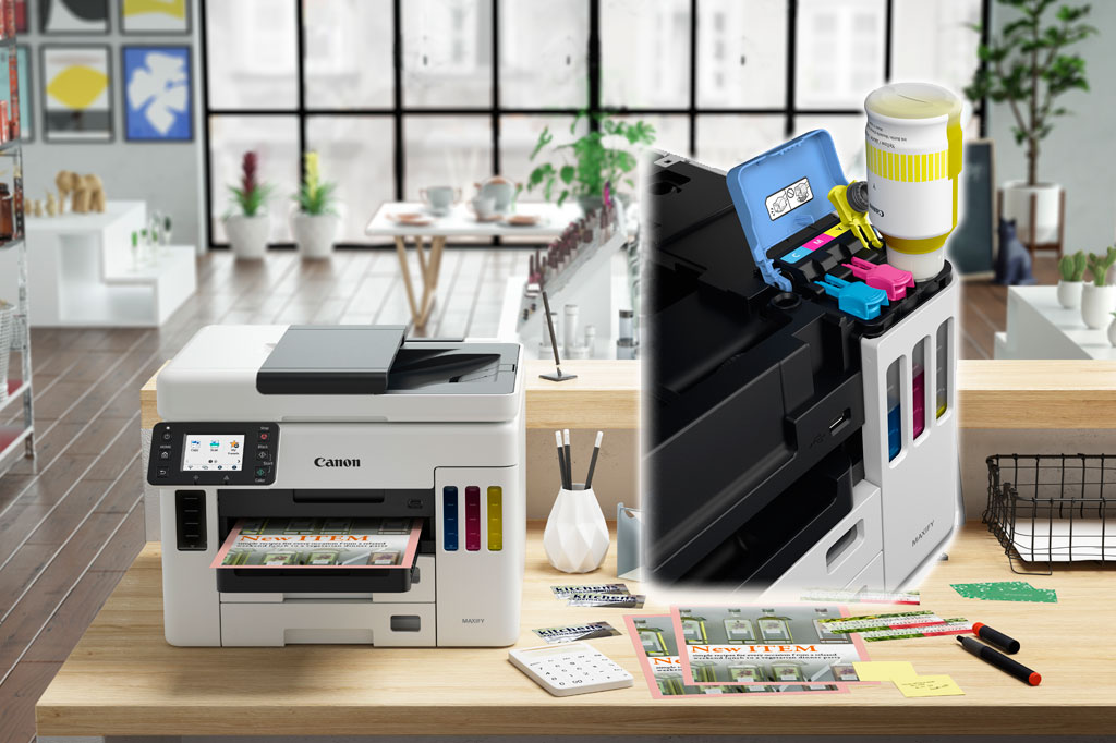 Impresora Multifuncional e Inalámbrica Canon Maxify GX7010