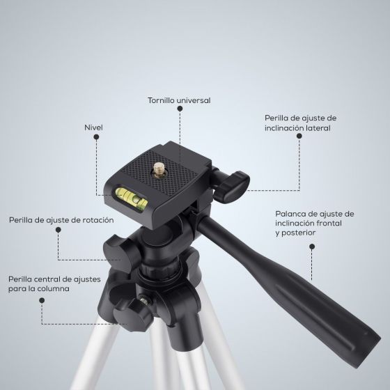Tripode para Smartphones y Cámaras Digitales Steren MOV-049