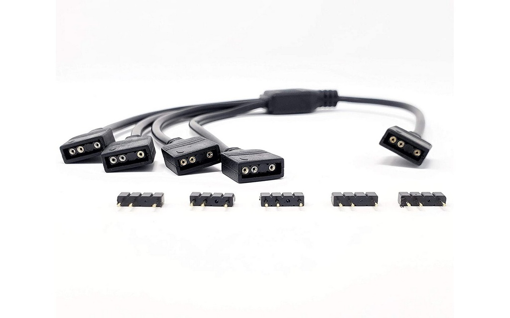 Splitter Divisor RGB Direccionable de 1 a 5 Cooler Master