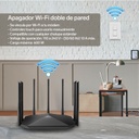 Apagador/Switch Doble Wi-Fi Steren SHOME-116