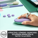 Mouse Bluetooth Logitech Pop Daydream Morado