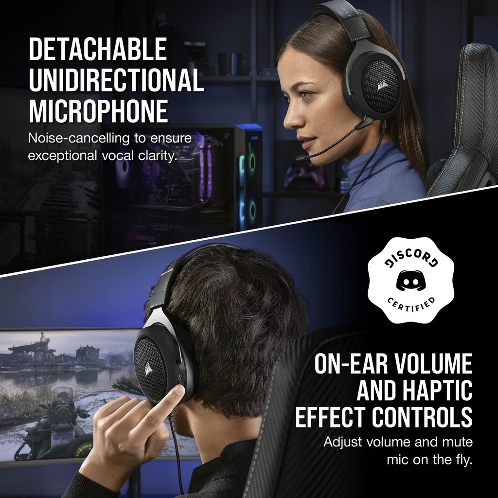 Audífonos Gaming Corsair HS60 Haptic