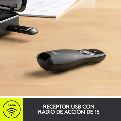 Presentador Logitech R400 Laser Presentation Remote