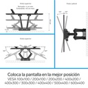 Soporte/Bracket Articulado Steren para TV de 37" a 70"