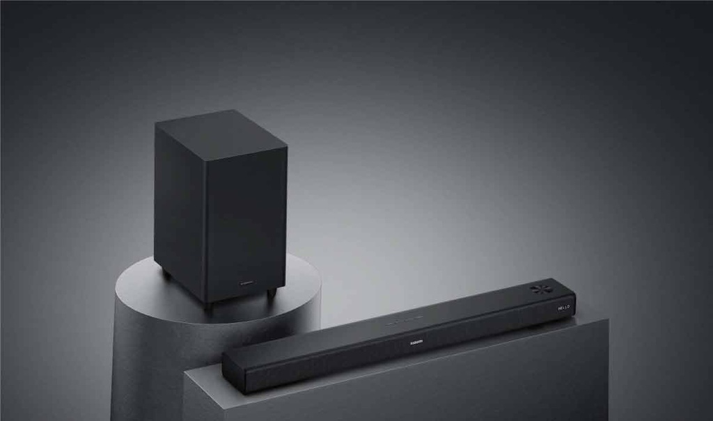 Barra de Sonido con Subwoofer Inalámbrico Xiaomi Soundbar 3.1ch