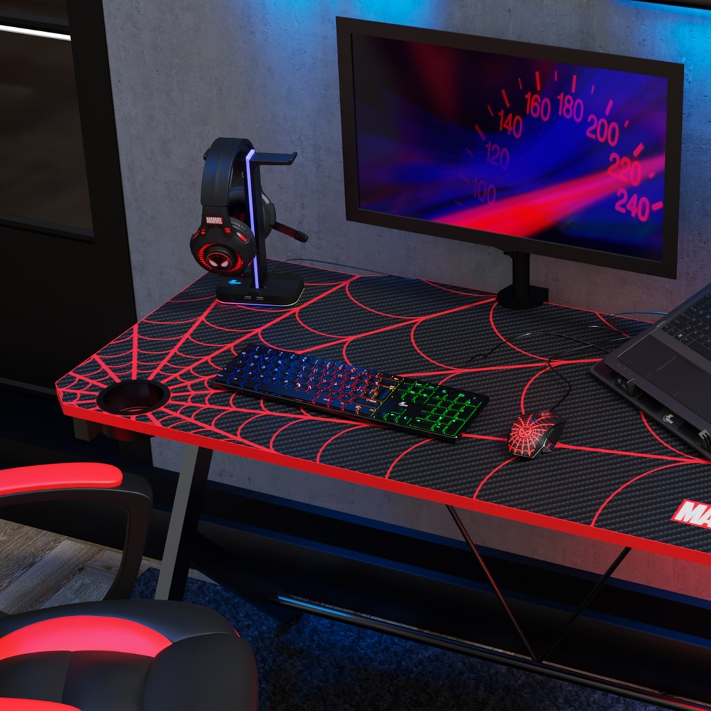 Escritorio Gaming Xtech XTF-MD200SM  Edición Spider-Man Miles Morales