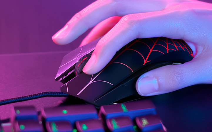 Mouse Gaming Xtech Edición Spider-Man Miles Morales
