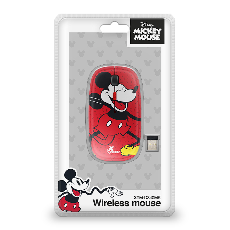 Mouse Inalámbrico Xtech Edición Mickey Mouse