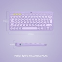 Teclado Bluetooth Logitech Multi-Device K380 Lavender Lemonade