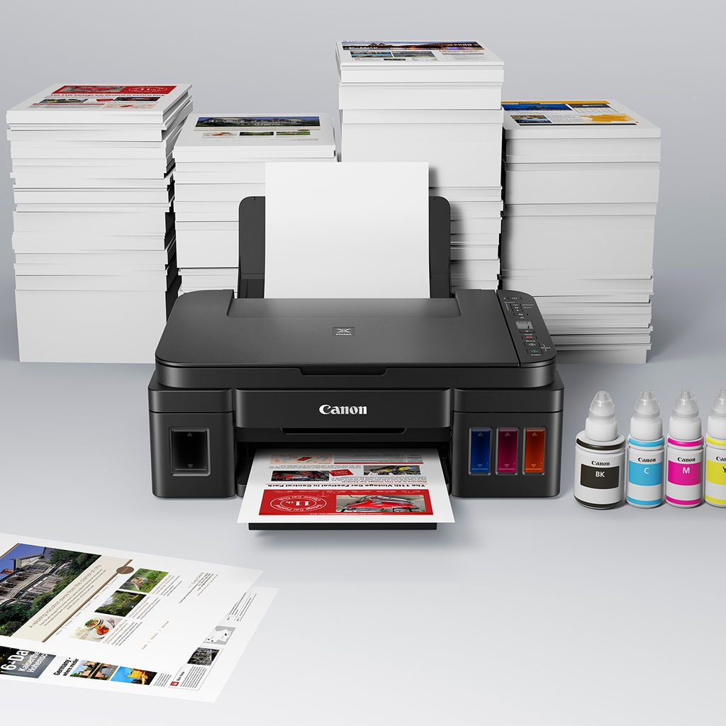 Impresora Multifuncional e Inalámbrica Canon PIXMA G3110 y 2 Años de Garantía