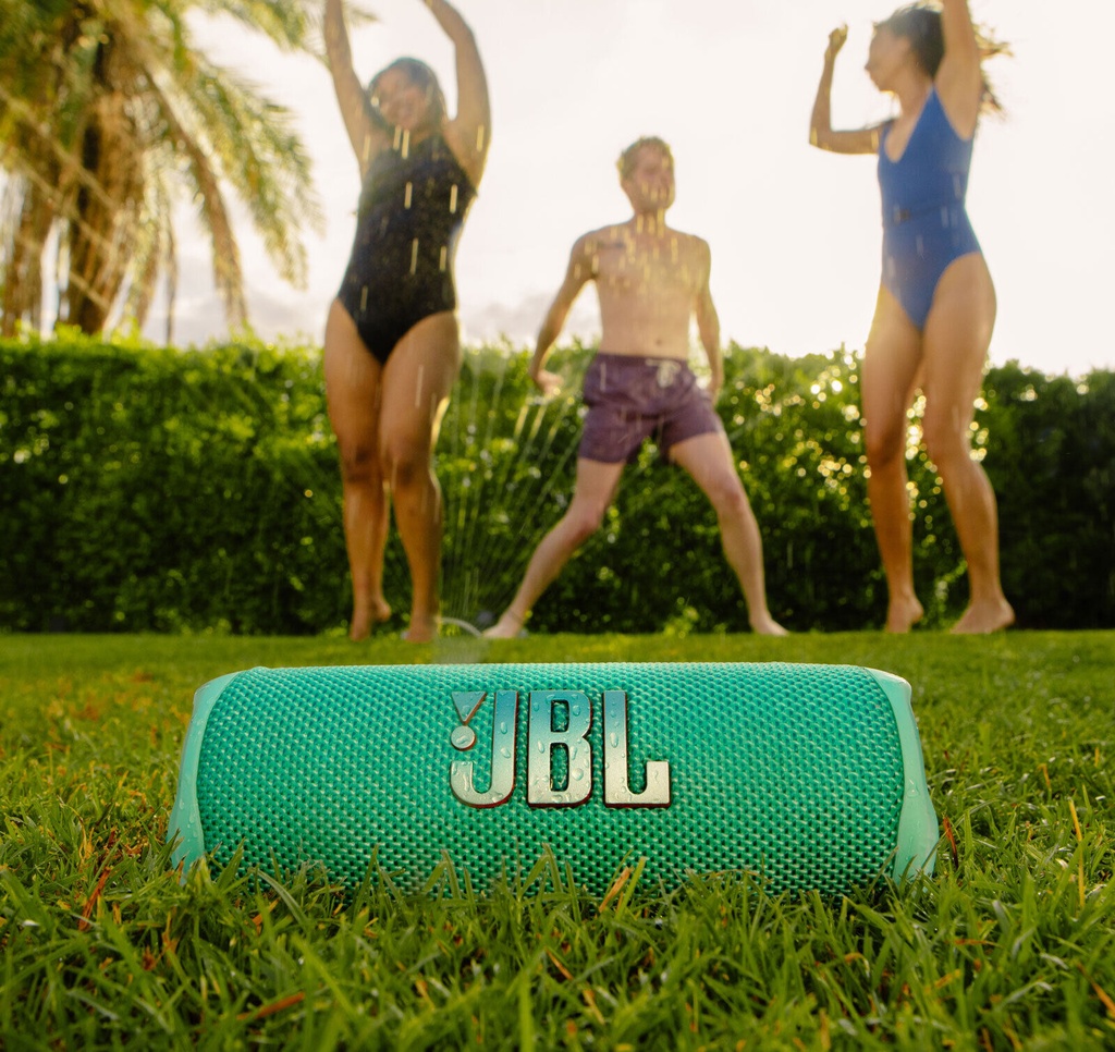 Bocina Recargable Bluetooth JBL Flip 6 de Color Celeste