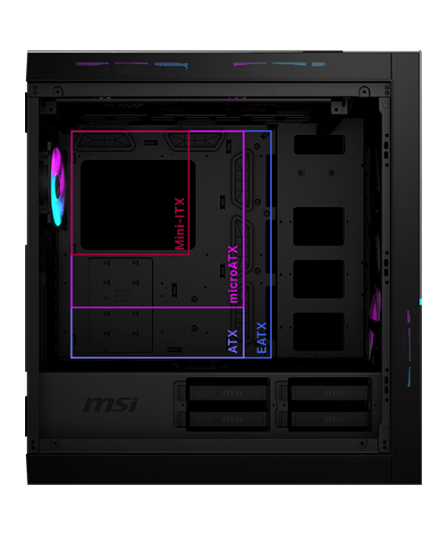 Case Gaming MSI MPG Sekira 500X