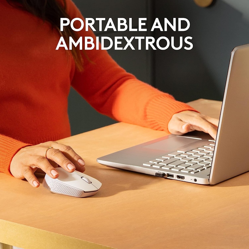 Mouse Inalámbrico Logitech M170 Blanco Crudo