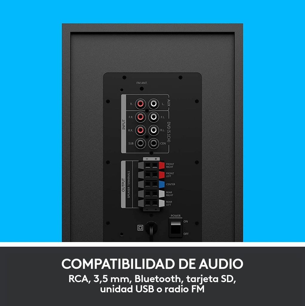 Sistema de Bocinas 5.1 Bluetooth Logitech Z607