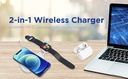 Cargador Inalámbrico Gigastone 2 en 1