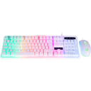 Mouse + Teclado Gaming Balam Rush Squad KTM 330 de Color Blanco