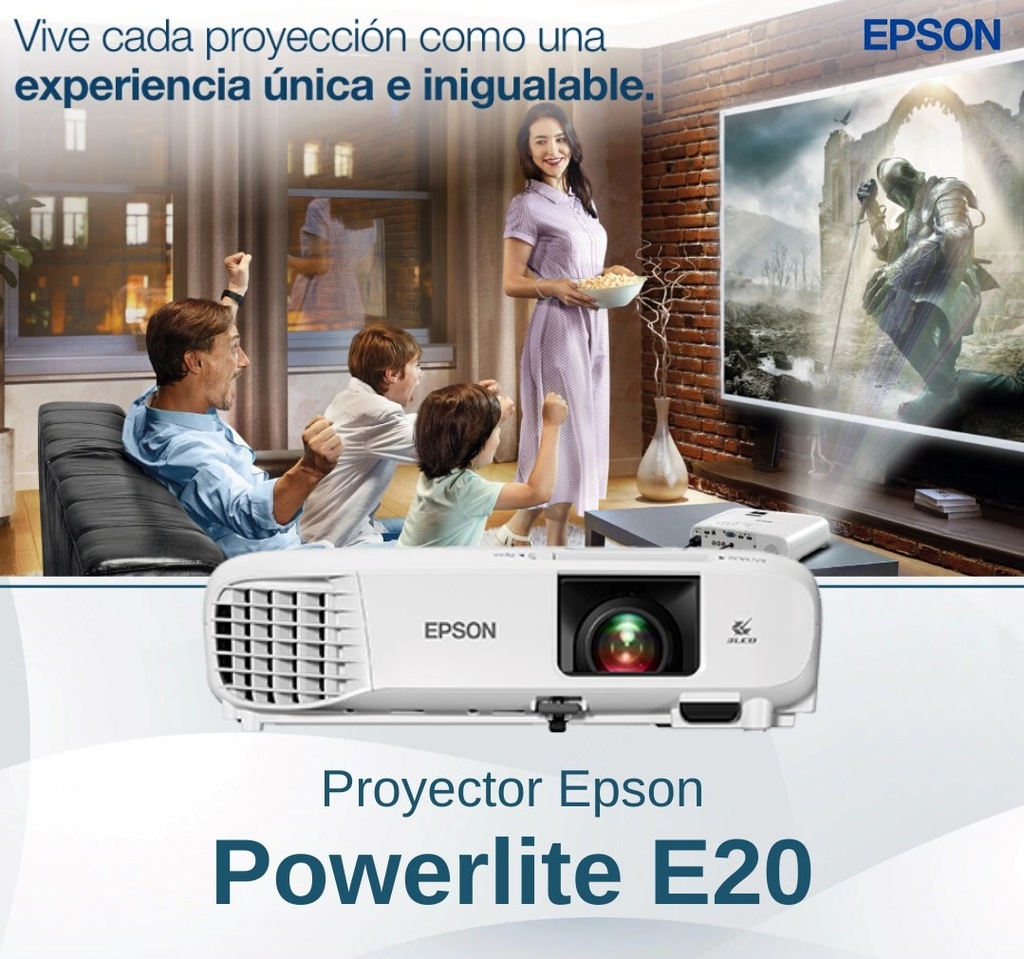 Cañonera Epson PowerLite E20