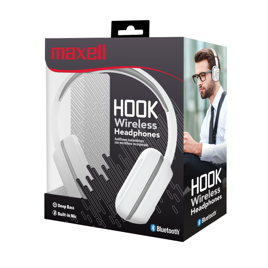 Audífonos Bluetooth Maxell Hook Snow