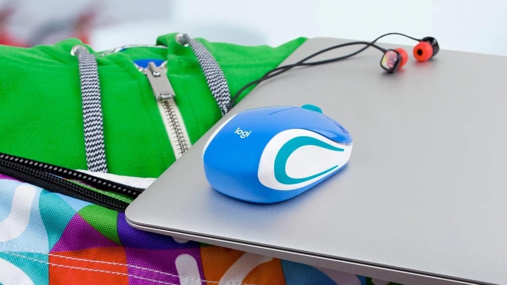 Mouse Inalámbrico Logitech M187 Azul