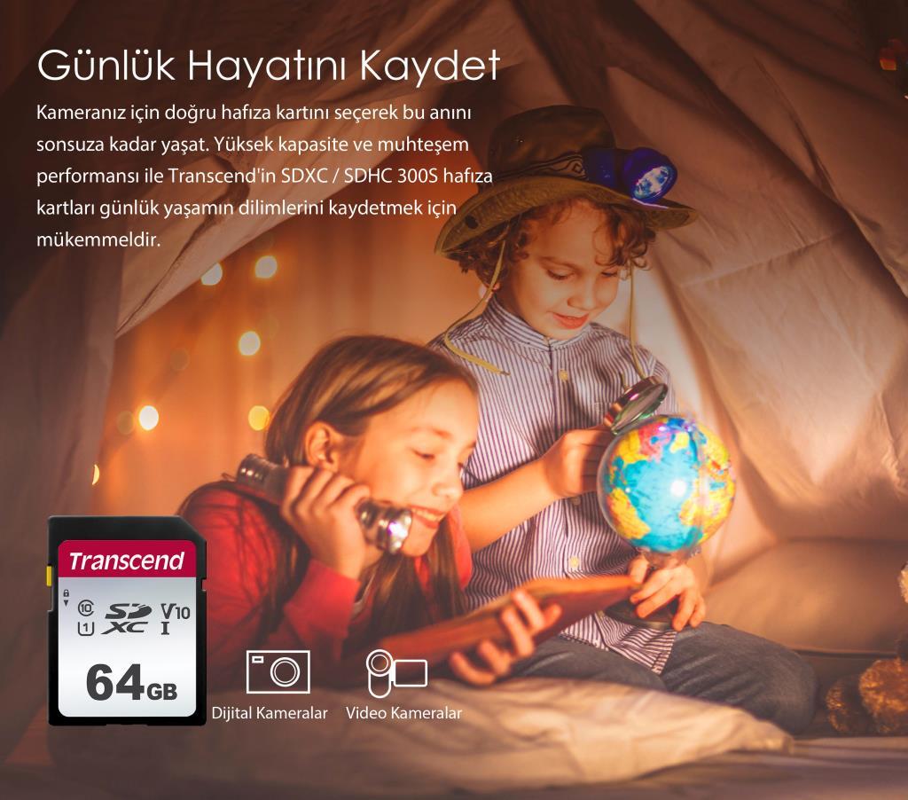 Memoria SDXC UHS-I Transcend de 64 GB