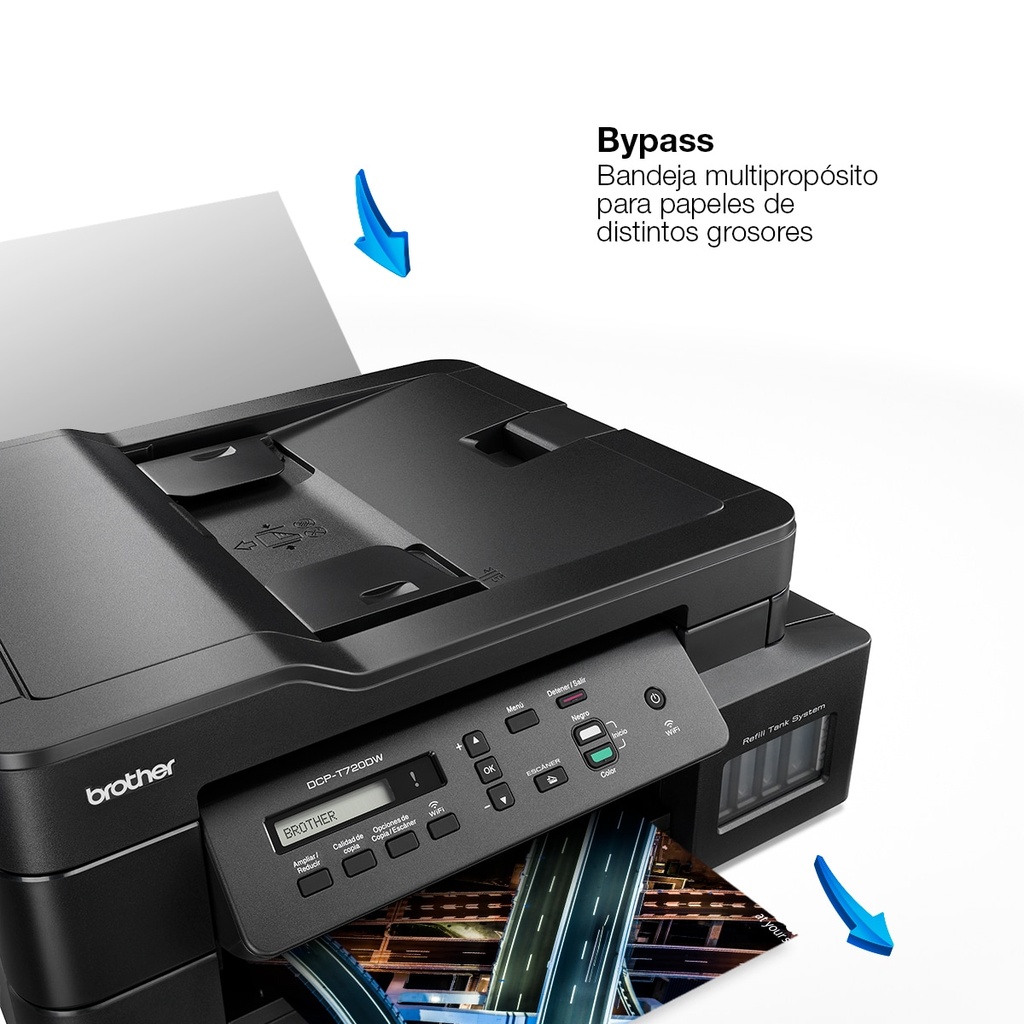 Impresora Multifuncional e Inalámbrica Brother DCP-T720DW