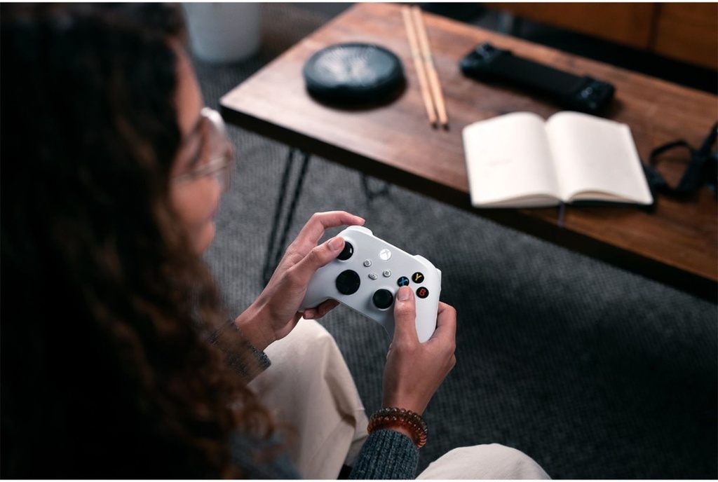 Control Bluetooth Microsoft color Robot White para Xbox