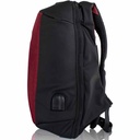 Mochila Brocs Semi-Impermeable Color Rojo