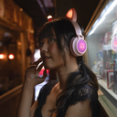 Audífonos Bluetooth STF Katu con Orejas de Gato Color Rosa