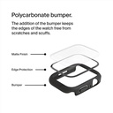 Protector Belkin Negro ScreenForce para Apple Watch TemperedCurve 2-in-1