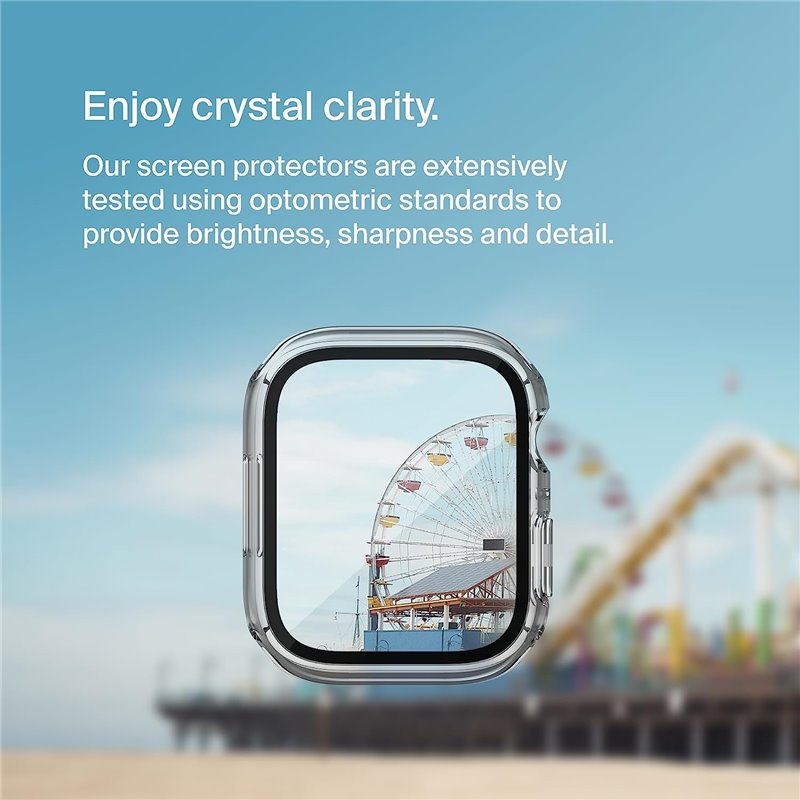 Protector Belkin Clear ScreenForce de 45mm y 44mm para Apple Watch