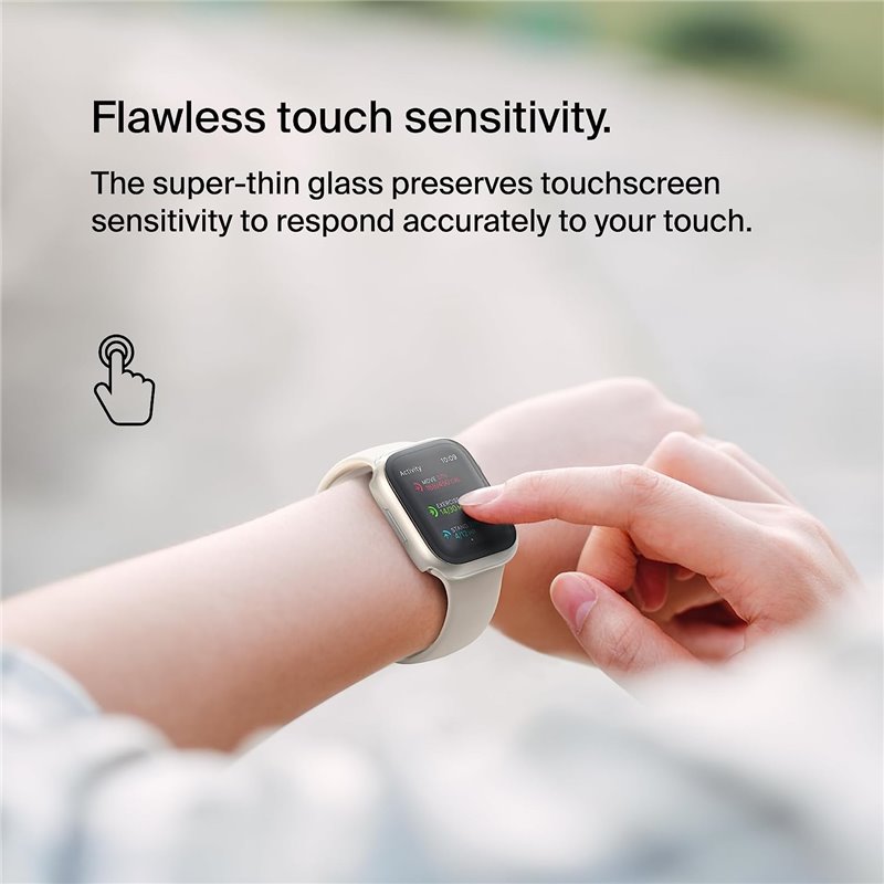 Protector Belkin Clear ScreenForce de 45mm y 44mm para Apple Watch
