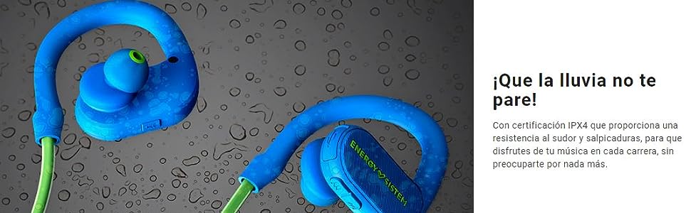 Audífonos Bluetooth Energy Sistem running2 Neon Lime