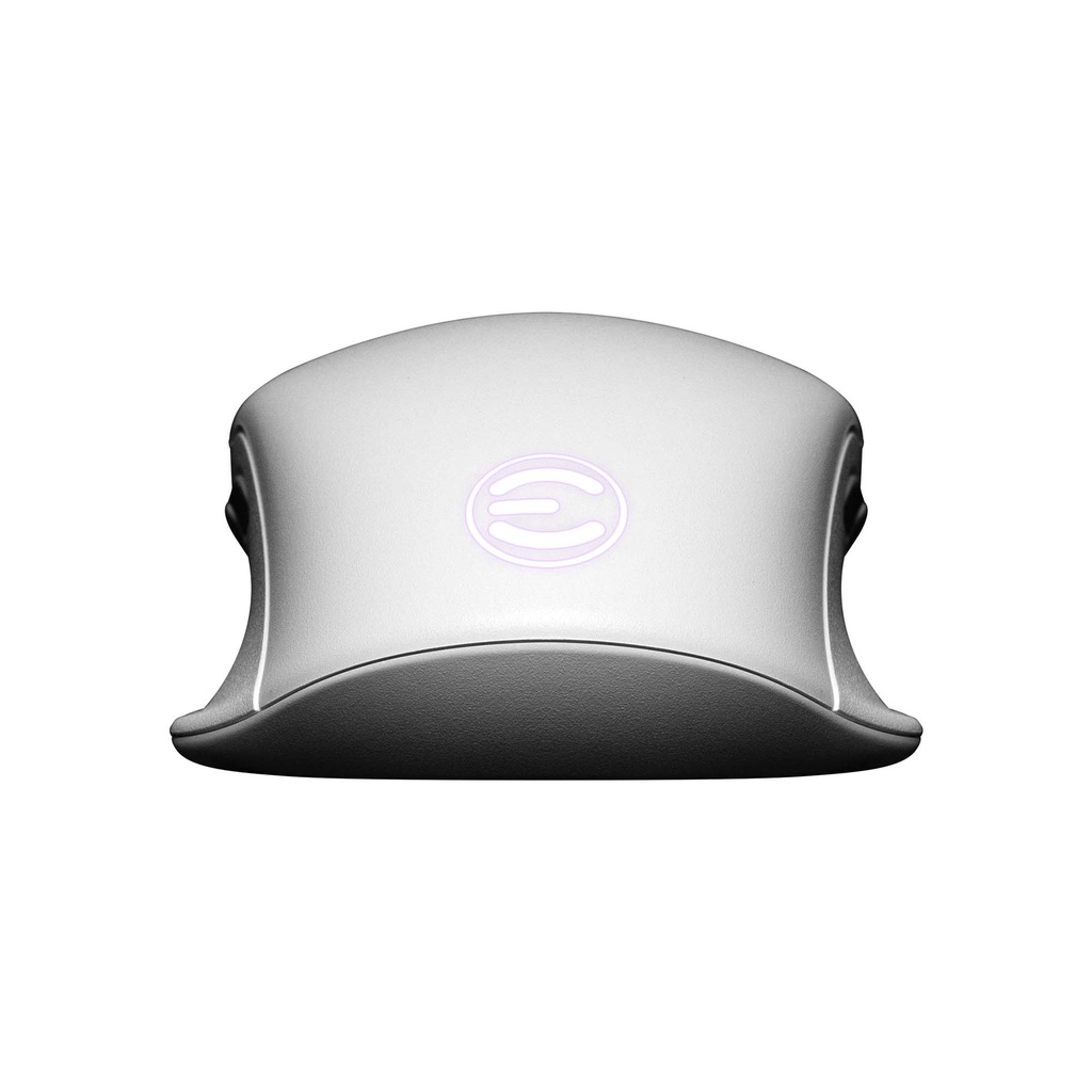 Mouse Gaming EVGA X12 de Color Blanco